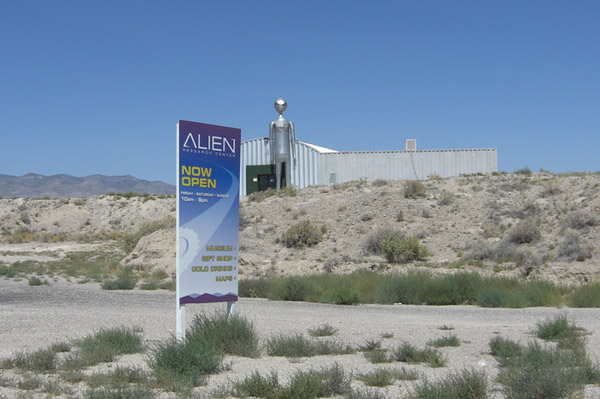 Some sort of Alien Research Centre. Too bad it was closed on the day I was passing by.