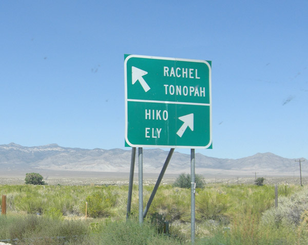 Following signs to Rachel.