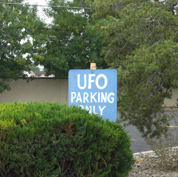 Parking for UFOs only.