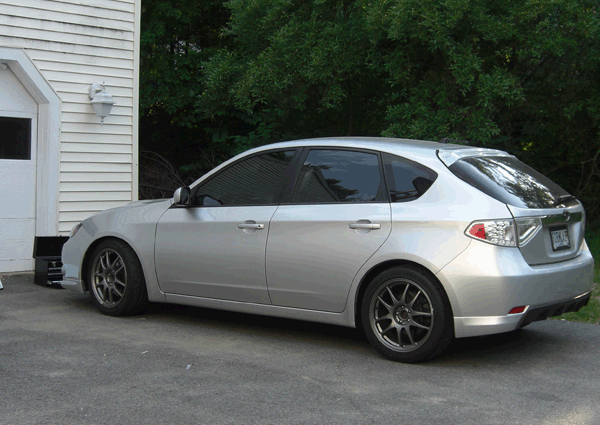 Insignificance of '08 OEM WRX Spoiler (on/off animation).